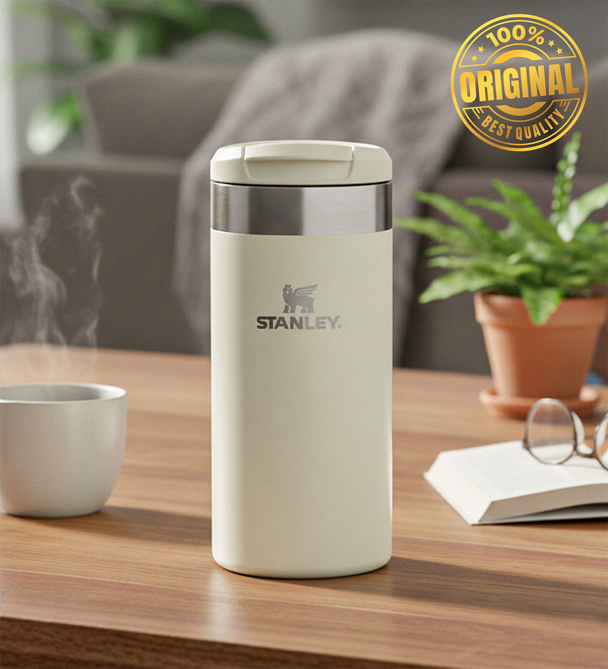 The AeroLight™ Transit Mug Stanley Termos 0.35 L Krem