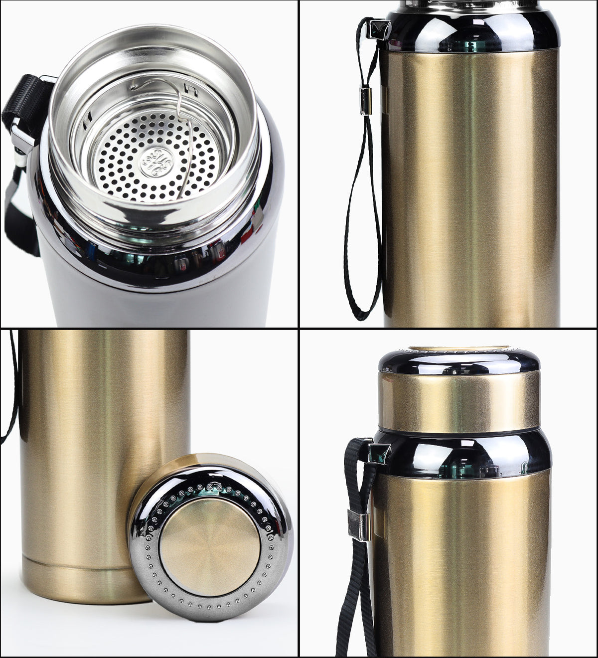 800 ML Parlak Çelik Termos