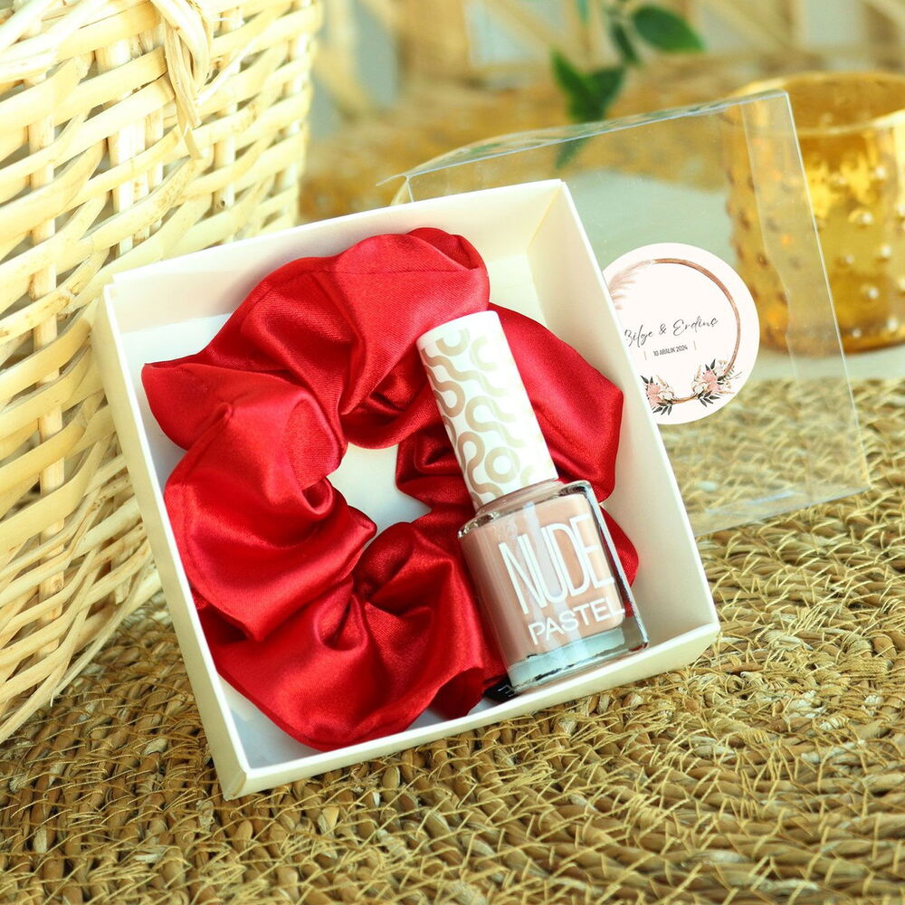 10'lu Saten Toka & Pastel Oje Kına Hediye Seti