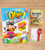 Obje Boyama Oyunu & Haribo Jelibon & Balon Mini Çocuğa Hediye Seti