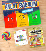 Anlat Bakalım Oyunu & Jelibon & Gökkuşağı Şeker Mini Hediye