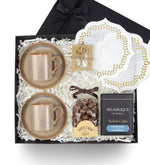 2 li Fincan & Melodi Draje & Türk Kahvesi & Kahve Peçetesi & Sabun Hediye Seti