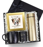 Kişiye Özel Termos & Mum & Çerçeve & Kupa Hediye Seti