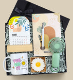 Kişiye Özel Kupa & Takvim & Defter & El Fanı & Kalem & Mum Hediye Seti