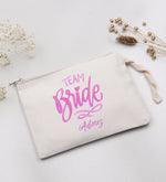 10'lu Kişiye Özel Bride Ham Bez Çanta