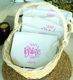 10'lu Kişiye Özel Bride Ham Bez Çanta