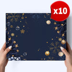 Mavi Yeni Yıl Kutusu (10 Adet)