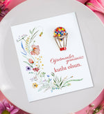 5 Adet Öğretmenler Günü Kartında Broş