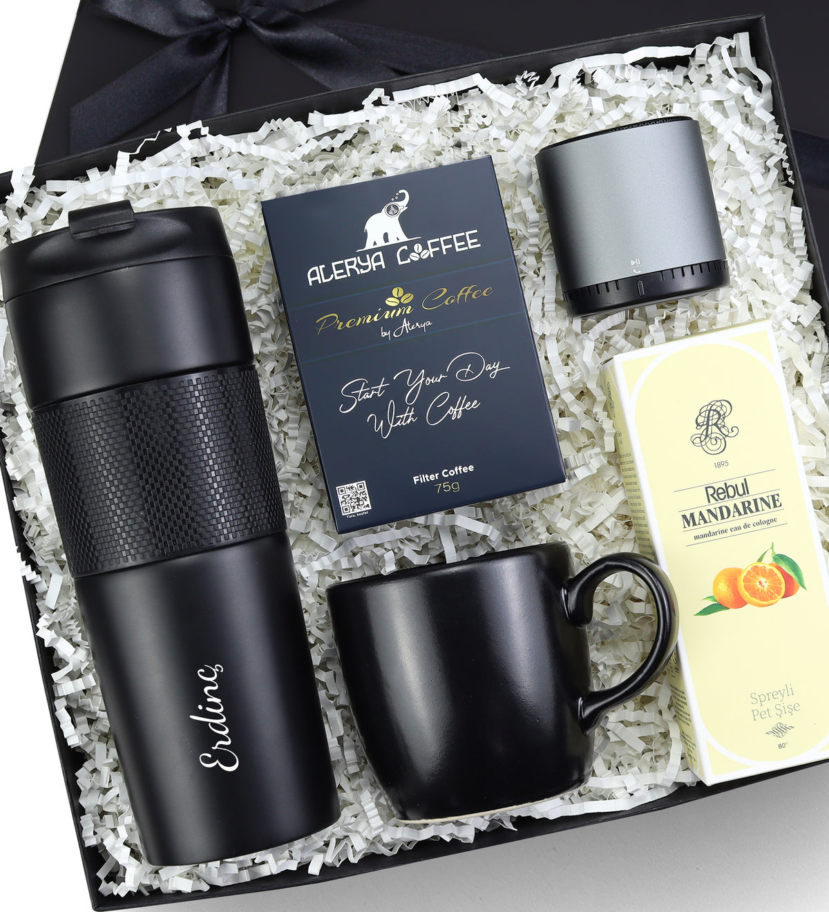 Termos & Hoparlör & Filtre Kahve & Rebul Kolonya & Kupa Hediye Seti