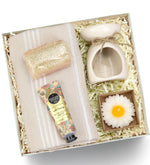 Eyüp Sabri Tuncer El ve Vücut Kremi & Buhurdanlık & Kraft Kutulu Mum & Kabak Lifli Sabun Hediye Seti