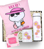 Kişiye Özel Termos & Motto Yastık & Kupa Hediye Seti