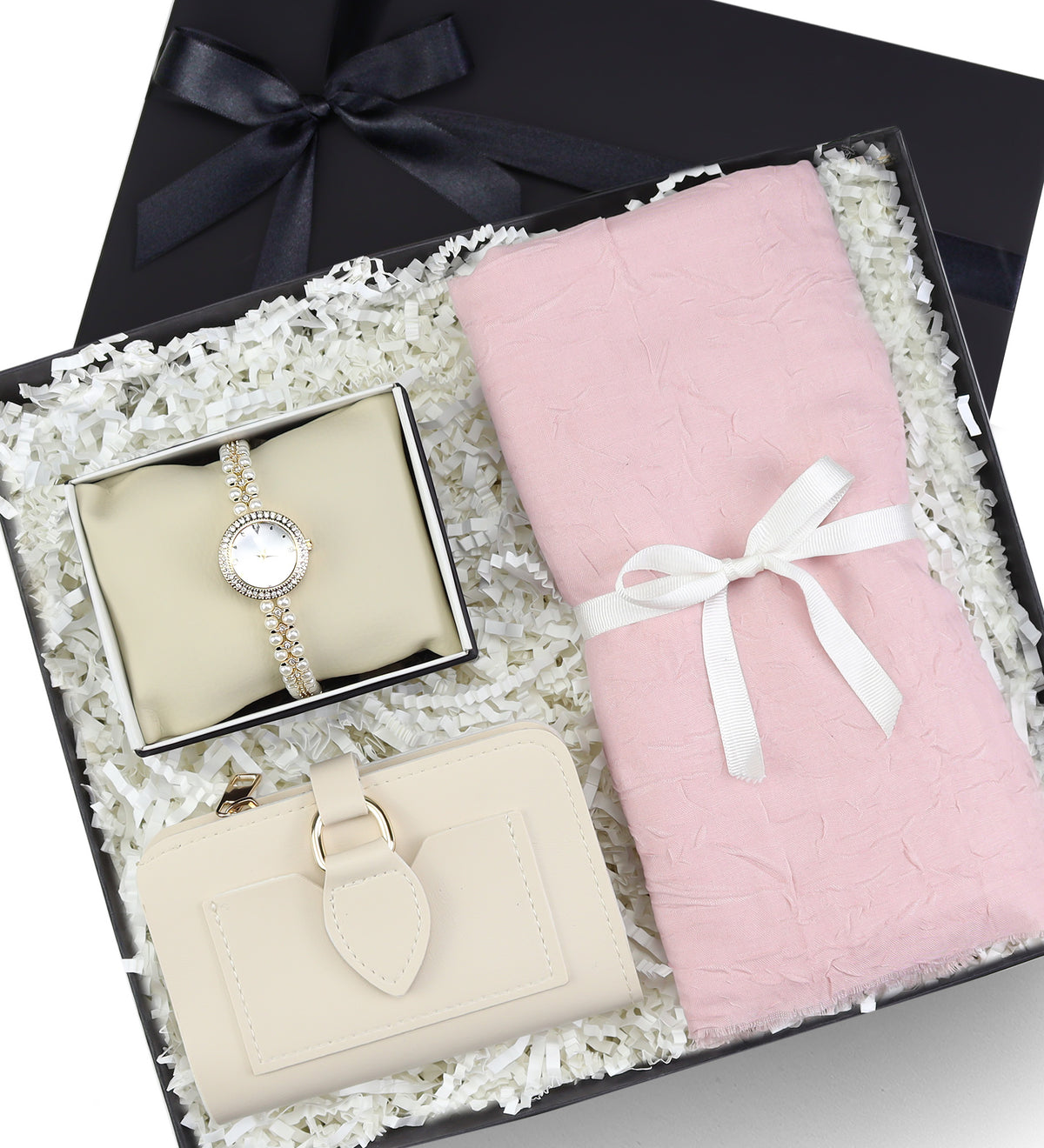 Cüzdan & Şal & Saat Anneler Günü Hediye Seti