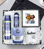 Baba Kupa & Nivea Balsam & Roll On & Tıraş Köpüğü & Paspartu Çerçeve