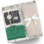 Kişiye Özel Kolye & Su Yolu Bileklik & Saat & Cüzdan & Şal Hediye Seti