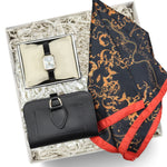 Kadın Saati & Fular & Cüzdan Hediye Seti