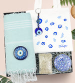 Nazar Boncuğu Tasarımlı Hediye Seti