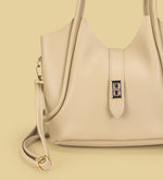 Bej Yavrulu Kadın Kol Çantası