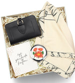 Tasarım Ayna & Fular & Cüzdan Hediye Seti