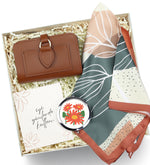 Tasarım Ayna & Fular & Cüzdan Hediye Seti