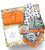 Tasarım Ayna & Fular & Cüzdan Hediye Seti