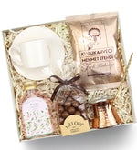 Melodi Çikolata & Mehmet Efendi Türk Kahvesi & Fincan & Cezve & Kolonya Hediye Seti