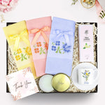 Kişiye Özel Tasarım Fincan & Gold Metal Kutulu Mum & 3'lü Mutfak Havlusu & Rebul Kolonya Hediye Seti