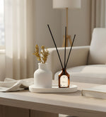 Dekoratif Standlı Alçı Vazo Biblo & Oda Kokusu Seti
