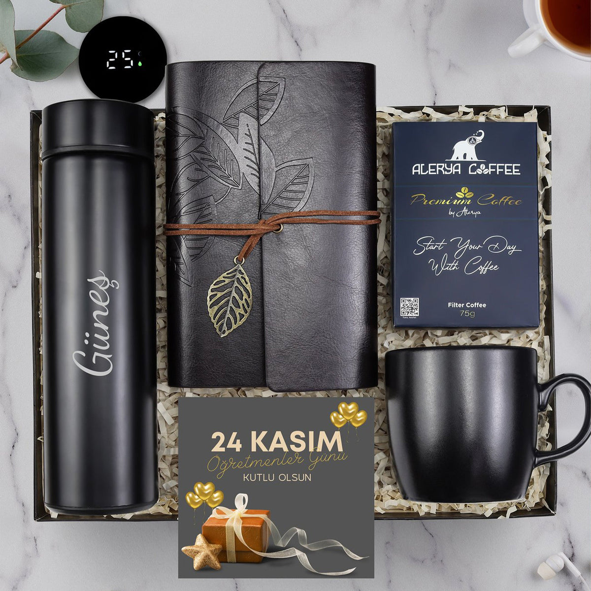 Öğretmenlere Özel Kahveli Hediye Seti