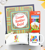 Mandala & Faber Castell Boya Kalemi & Kalemlik & Kupa Hediye Seti