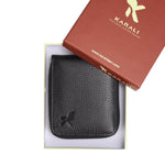 Hakiki Deri Fermuarlı Siyah Cüzdan