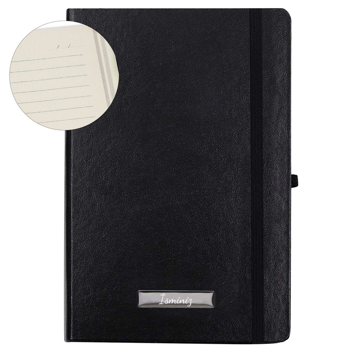 Siyah Defter & Kalem & Termos & Selamlıque Türk Kahvesi & Godiva Çikolata Hediye Seti