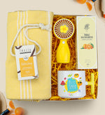 Rebul Kolonya & Peştemal & Thalia Sabun & El Fanı & T Kupa Yaz Hediye Seti