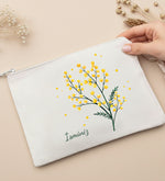 Kişiye Özel Mimoza Tasarım Bez Çanta