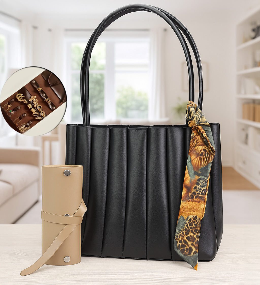 Kadın Kol ve Takı Çantası Hediye Seti