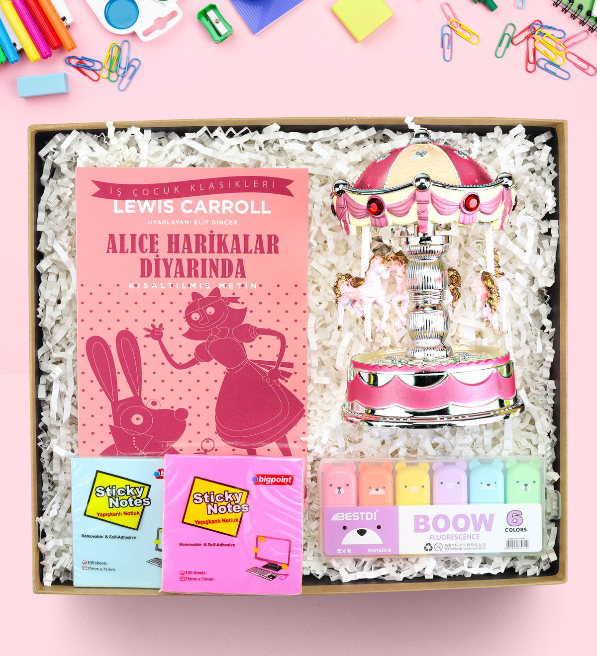 Pembe Okula Dönüş Hediye Seti