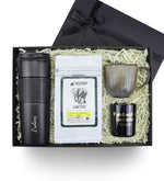 250gr Filtre Kahve & Kupa & Termos & Rakle Mum Premium Hediye Kutusu