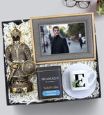 Fetih Zırh Ayetel Kürsi Biblo & Çerçeve & Fincan & Selamlıque Türk Kahvesi Hediye Seti