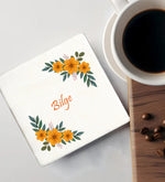 El Yapımı Kupa & Papatya Mum & Taş Bardak Altlığı & Eyüp Sabri Tuncer El ve Vücut Kremi Hediye Seti