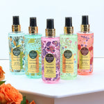 Lila Renk Kadın Çanta & Eyüp Sabri Tuncer Vücut Spreyi & Gökkuşağı Anahtarlık Hediye Seti