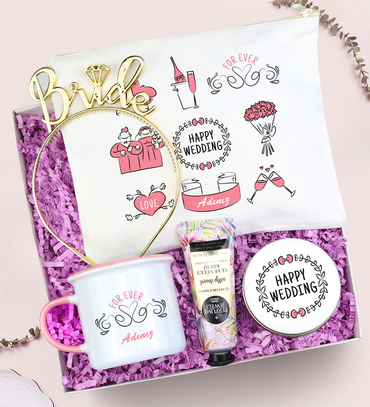 Kişiye Özel Bride Hediye Seti