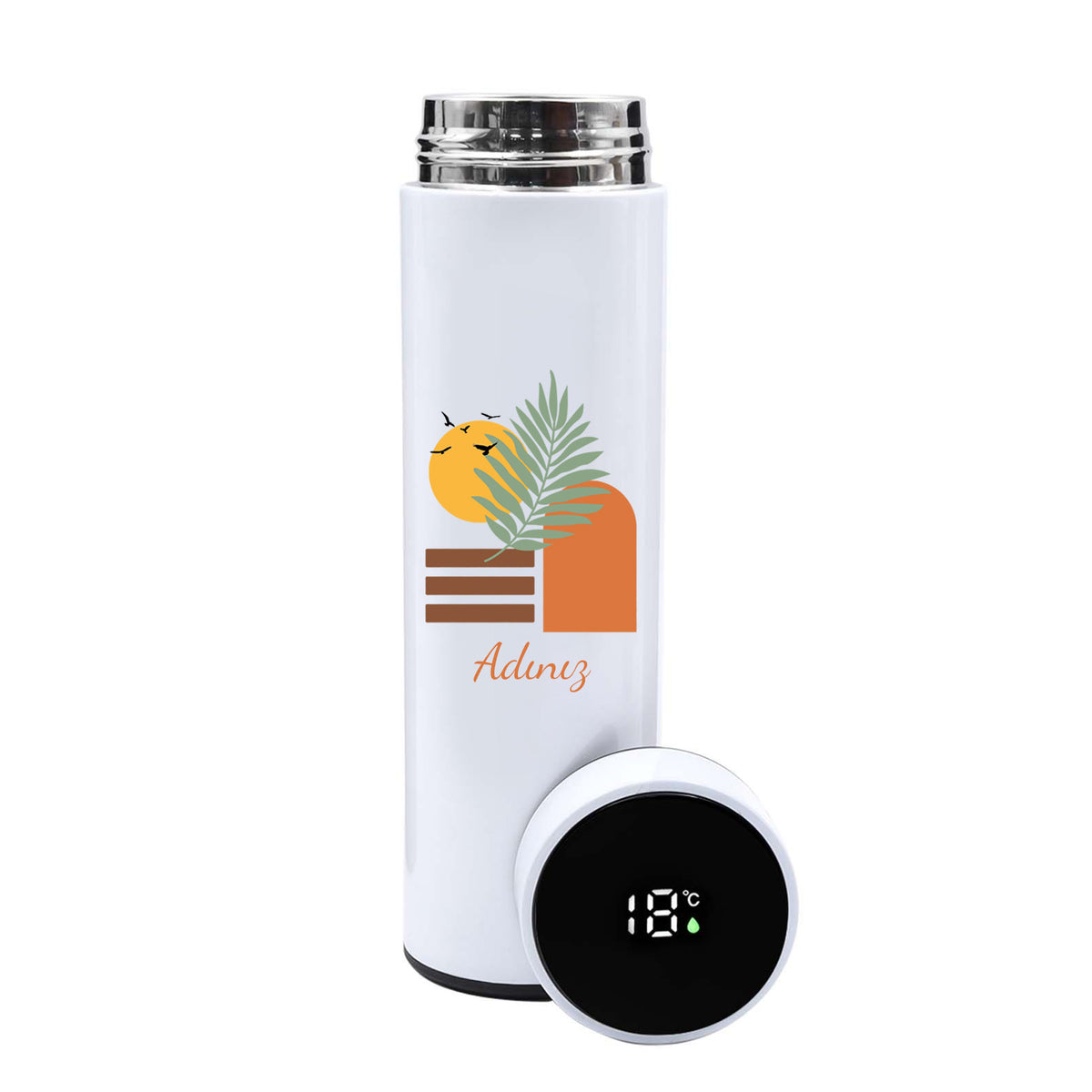 Dereceli Baskılı Termos