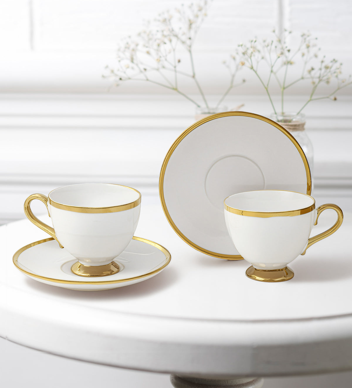 2'li Gold Detay Porselen Fincan Takımı