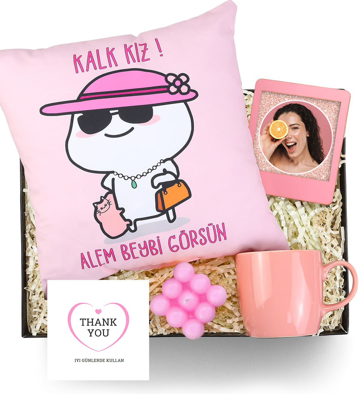 Motto Yastıklı Hediye Seti