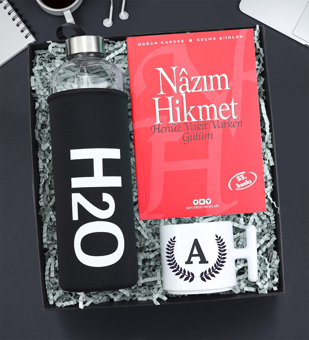 Kişiye Özel Kupa & Marata & Kitap Hediye Seti