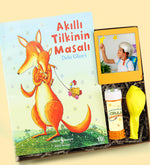 Akıllı Tilkinin Masalı & Çerçeve & Köpük Baloncuk & Balon Hediye Seti