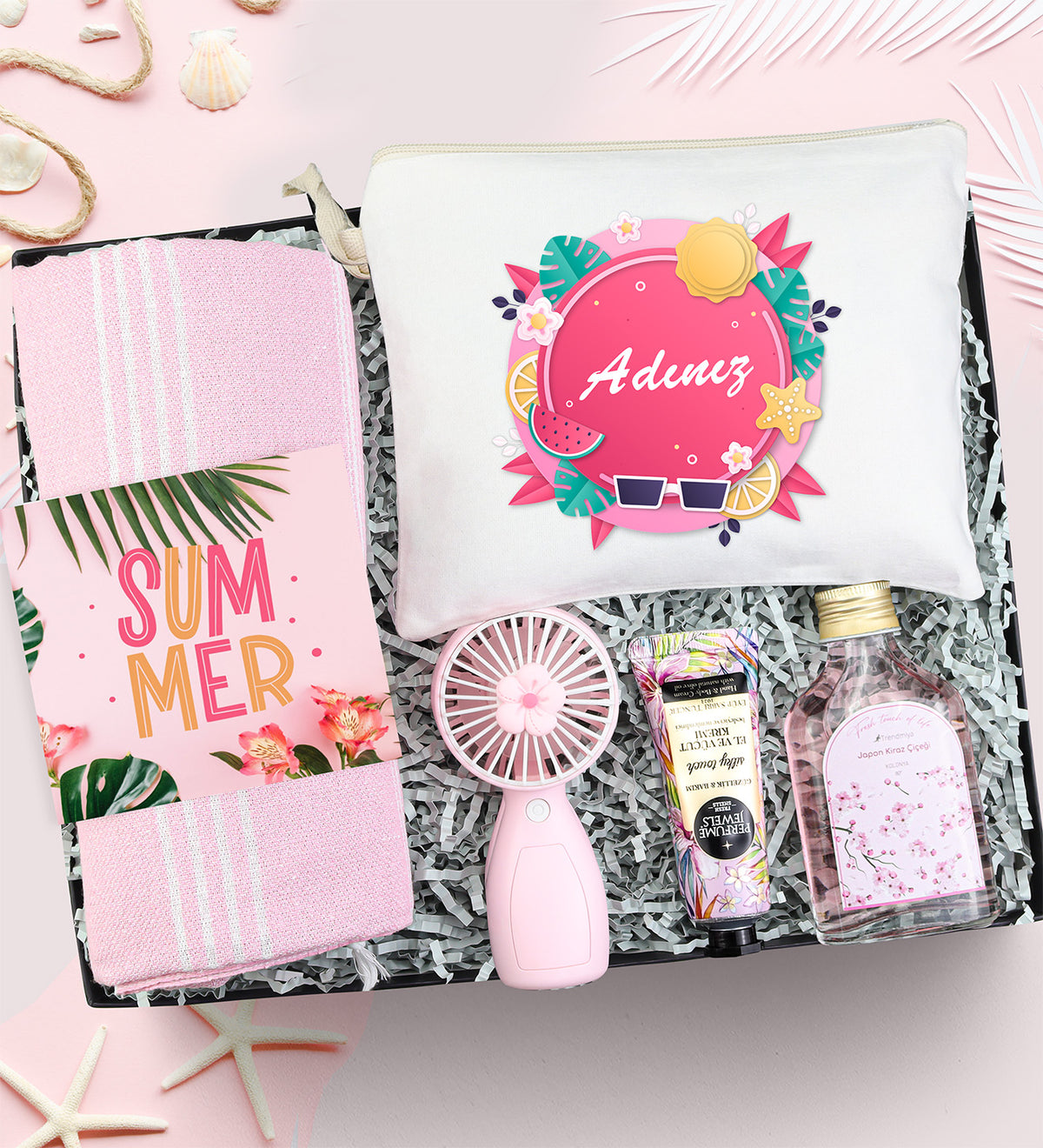 Kişiye Özel Yaza Merhaba Hediye Seti