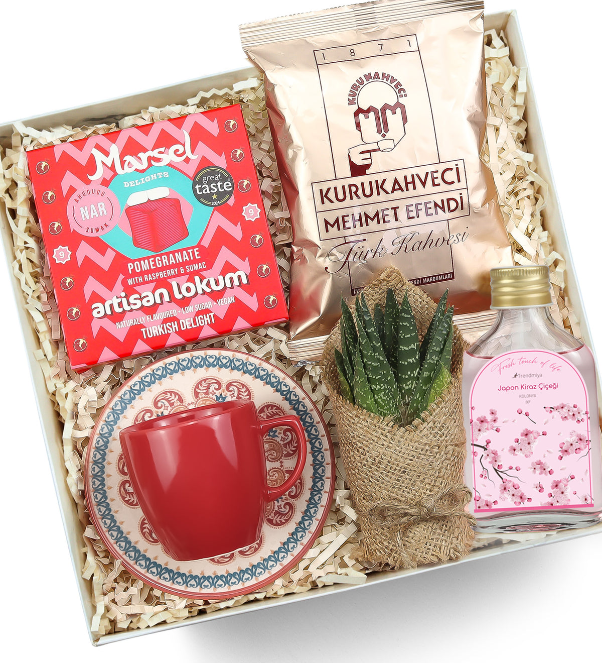 Kırmızı Temalı Hediye Kutusu