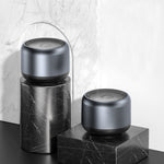 French Press Termos & Rebul Kolonya & Lacivert Çizgili Porselen Kupa & Selamlıque & Hoparlör