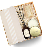 Kişiye Özel Mum & Oda Kokusu & Sabun & Peştemal Hediye Seti