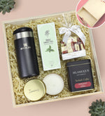 Termos & Çikolata & Türk Kahvesi & Mum & Kolonya Hediye Seti